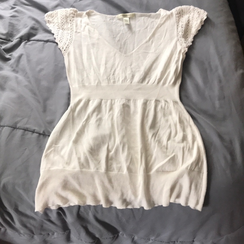 Cream banana republic top